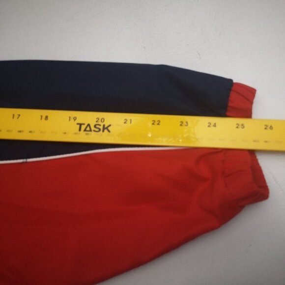 Genuine Merchandise Men's Size Large Boston Red Sox V-neck Lined Windbreaker - Picture 11 of 12